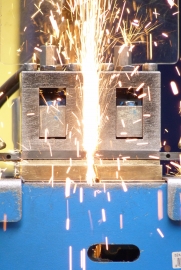 Band saw blade welding